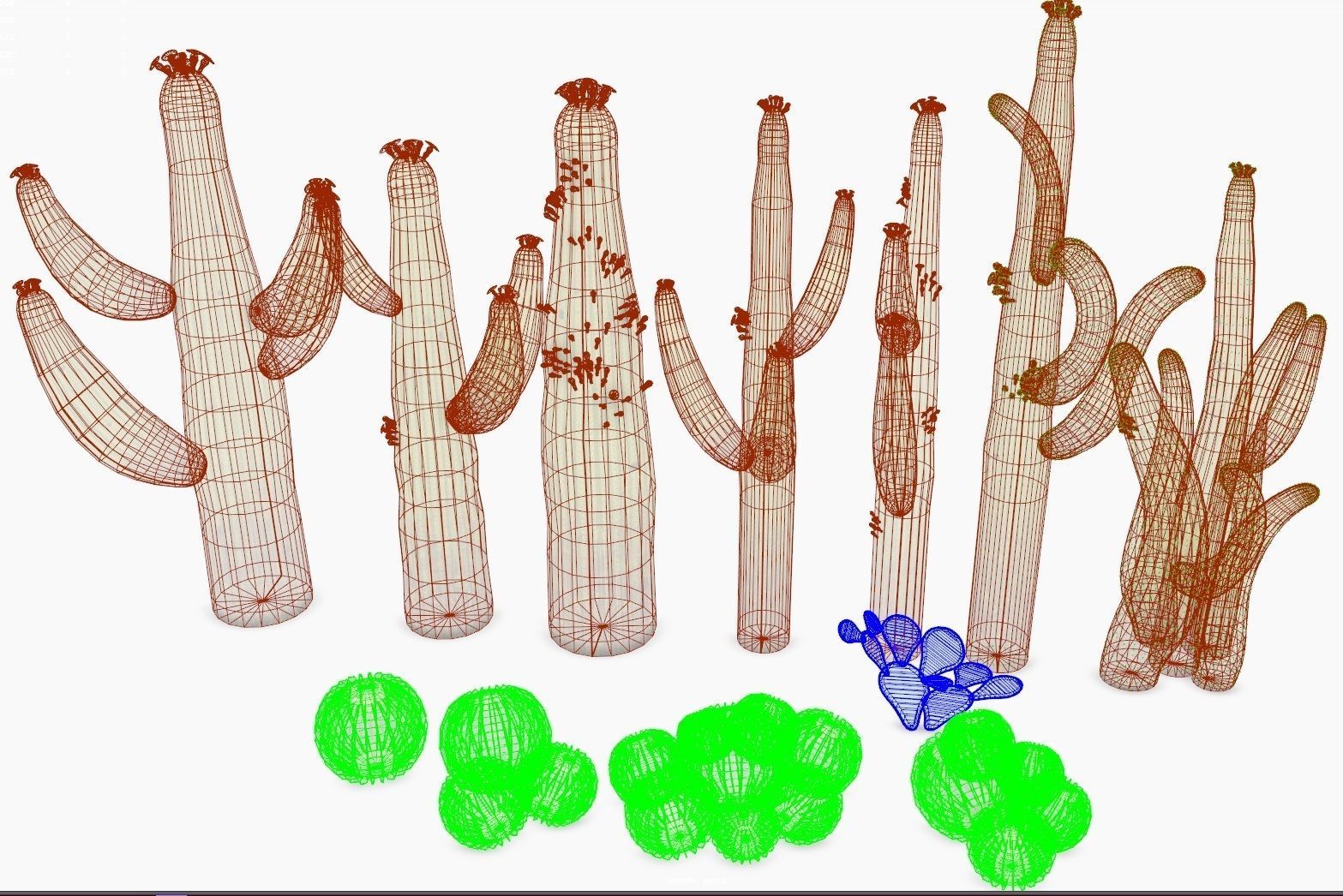 cactus - Game Ready - VR AR Low-poly 3D model_17