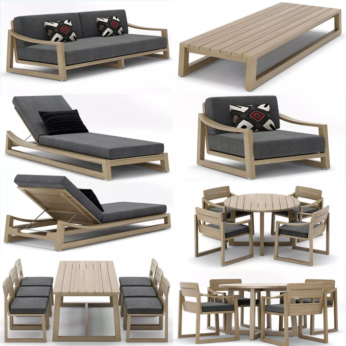 RH Outdoor Sebastian collection 3D model_0