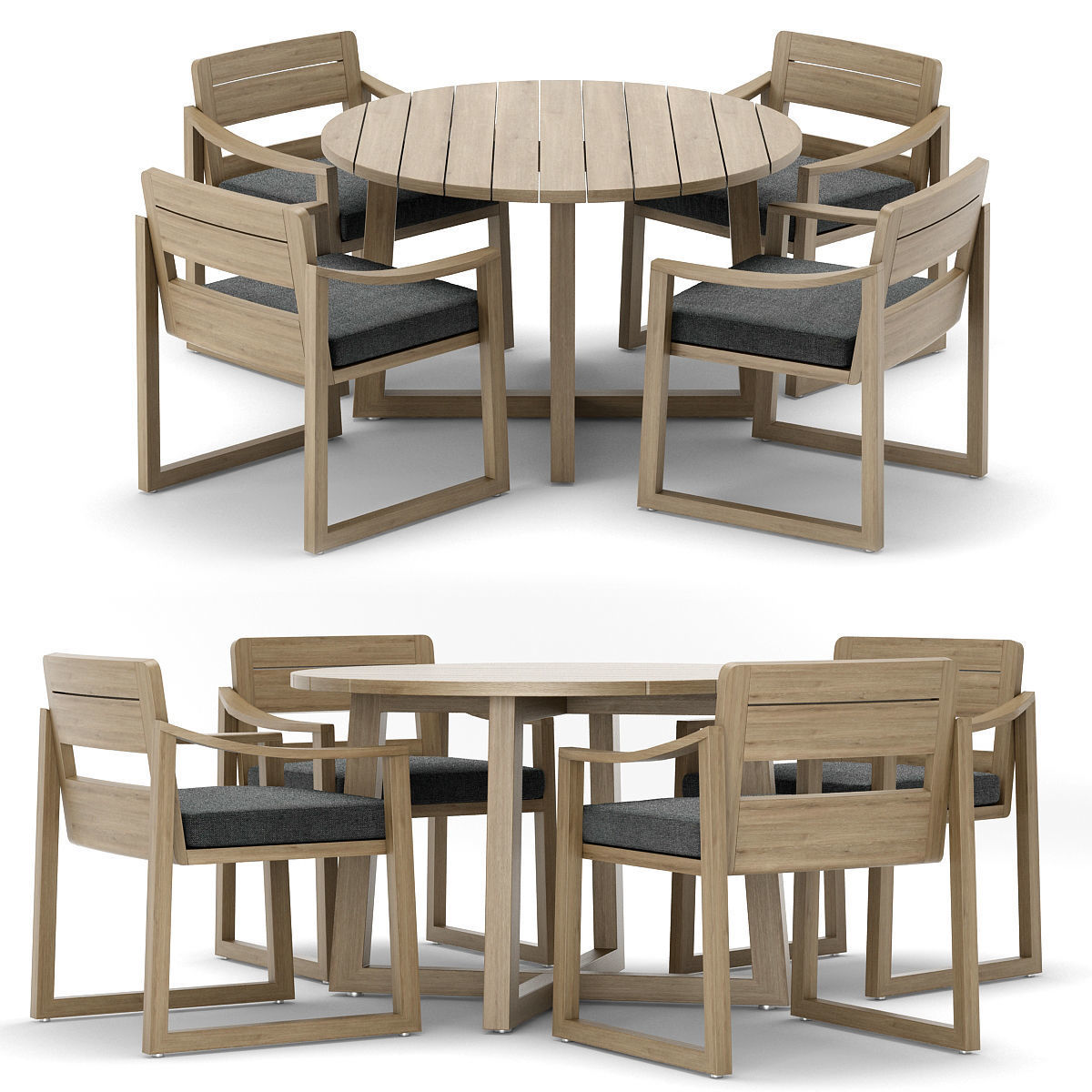 RH Outdoor Sebastian collection 3D model_12