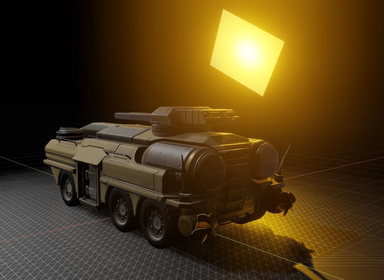 Amphibious Tank in Blender28