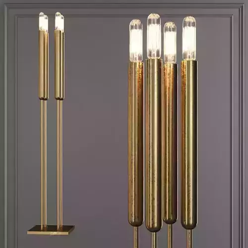 Restoration Hardware QUENOUILLES TABLE LAMP Brass