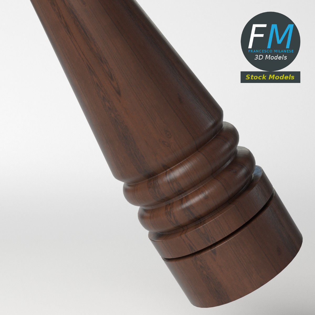 Pepper mill 3D model_5