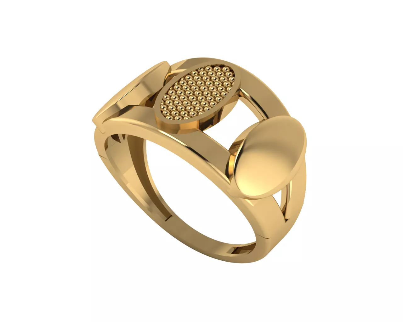 ring gold 3D model_0