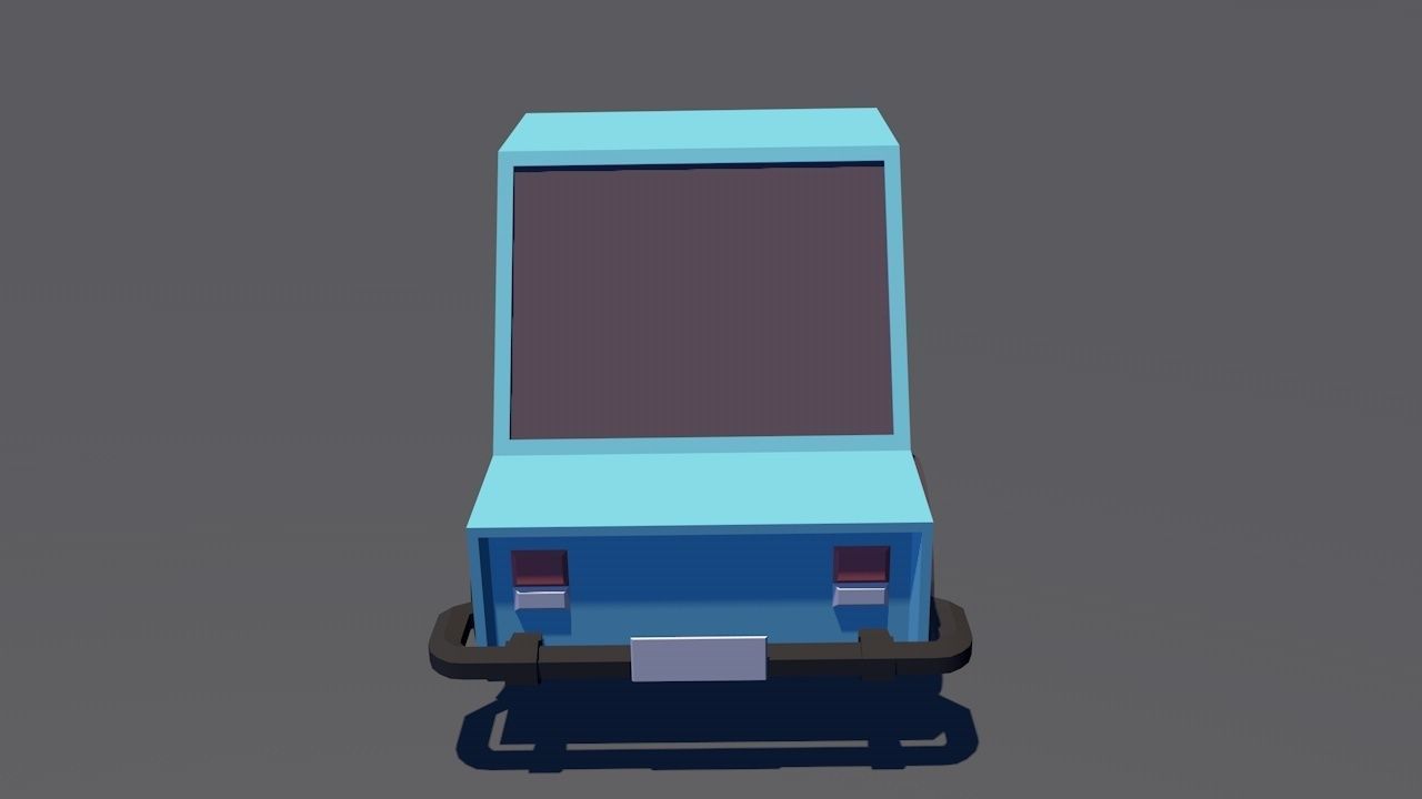 mini car 3D model_5