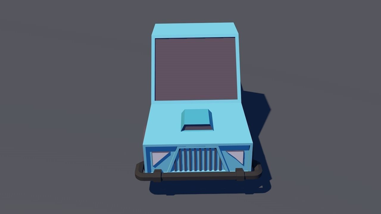 mini car 3D model_4