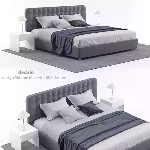 Dedalo bed by Desiree 3D model