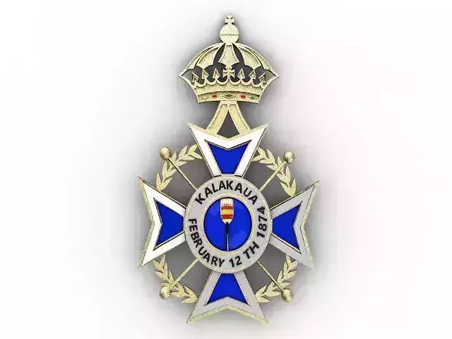 Pendant Kamehameha Knights Companion 3D model