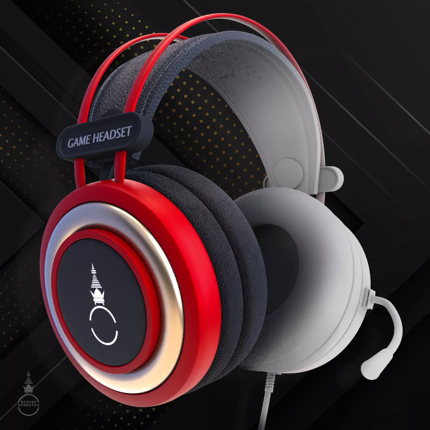 Gaming Headset Free 3D model