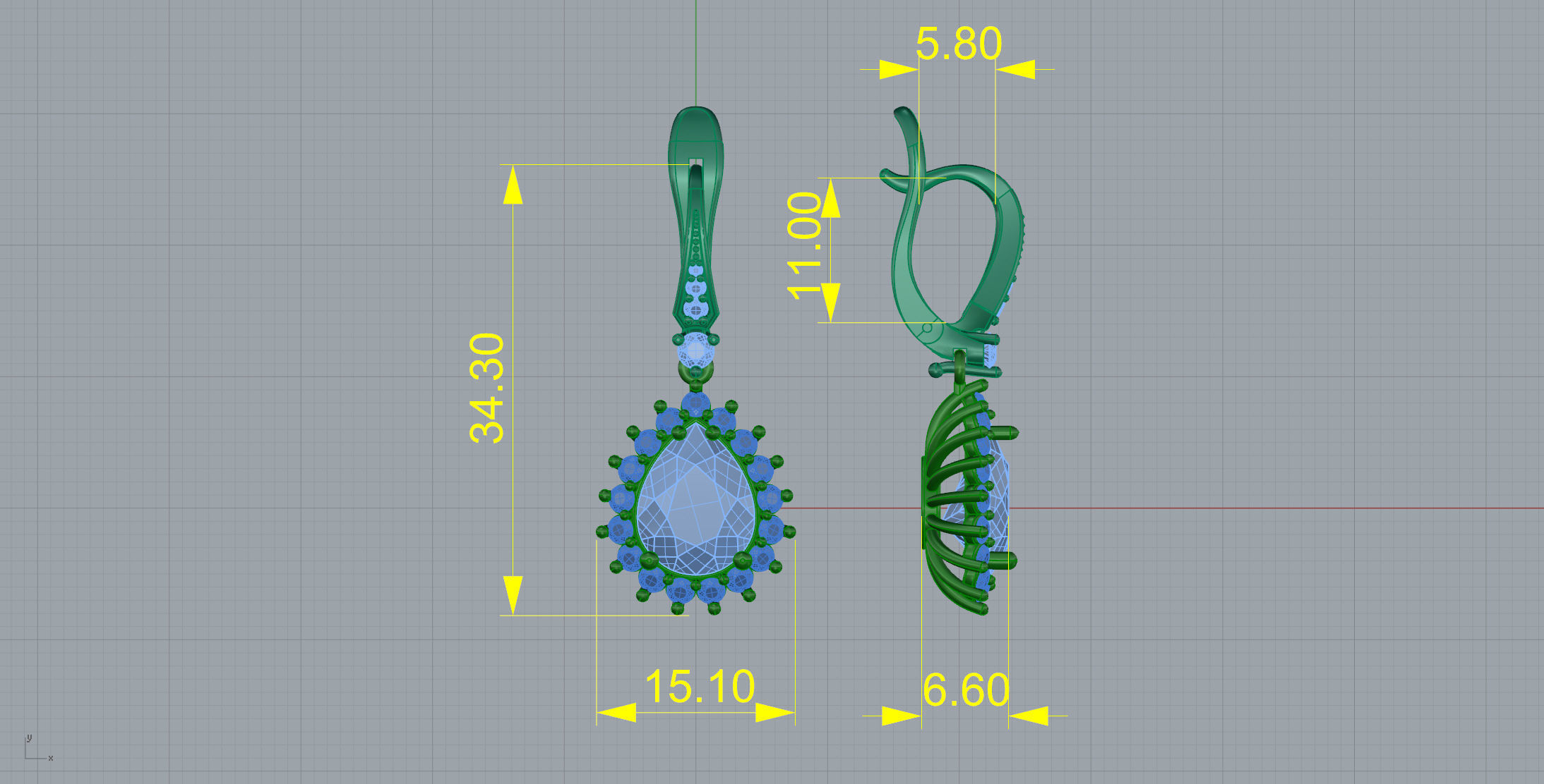 Gold N574 3D print model_5