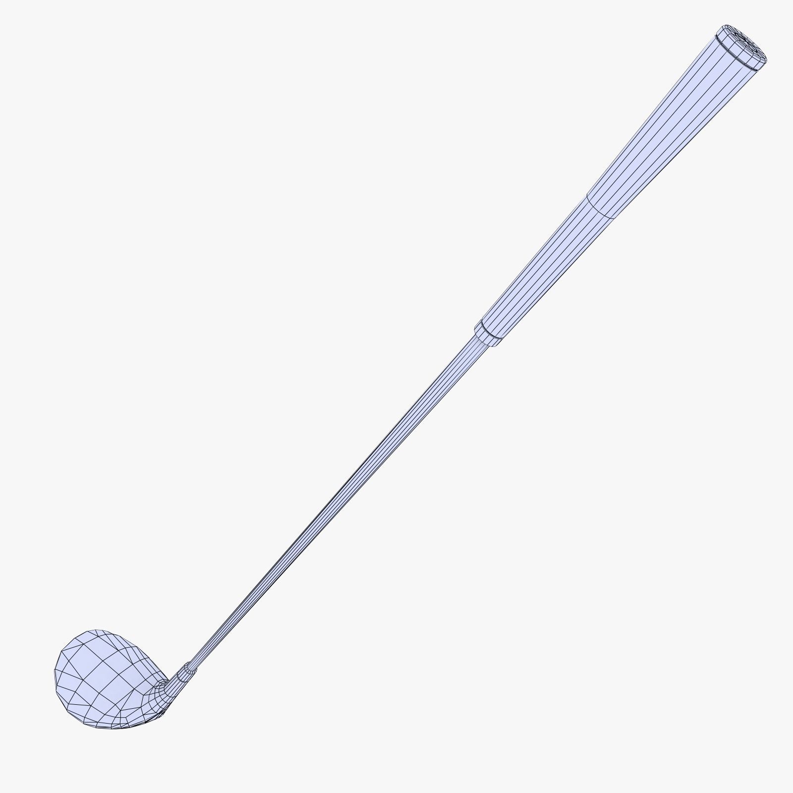 Golf Club Low-poly 3D model_4