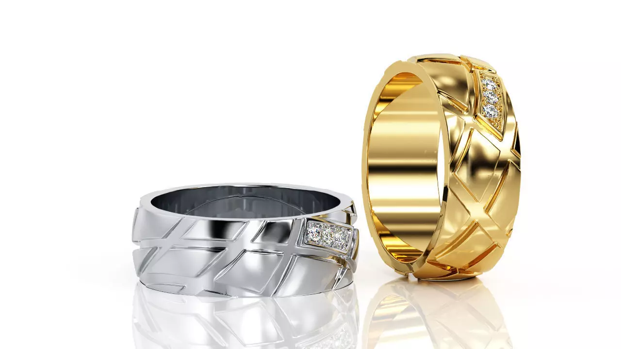 Ring Band R BA 0034 3D print model_0