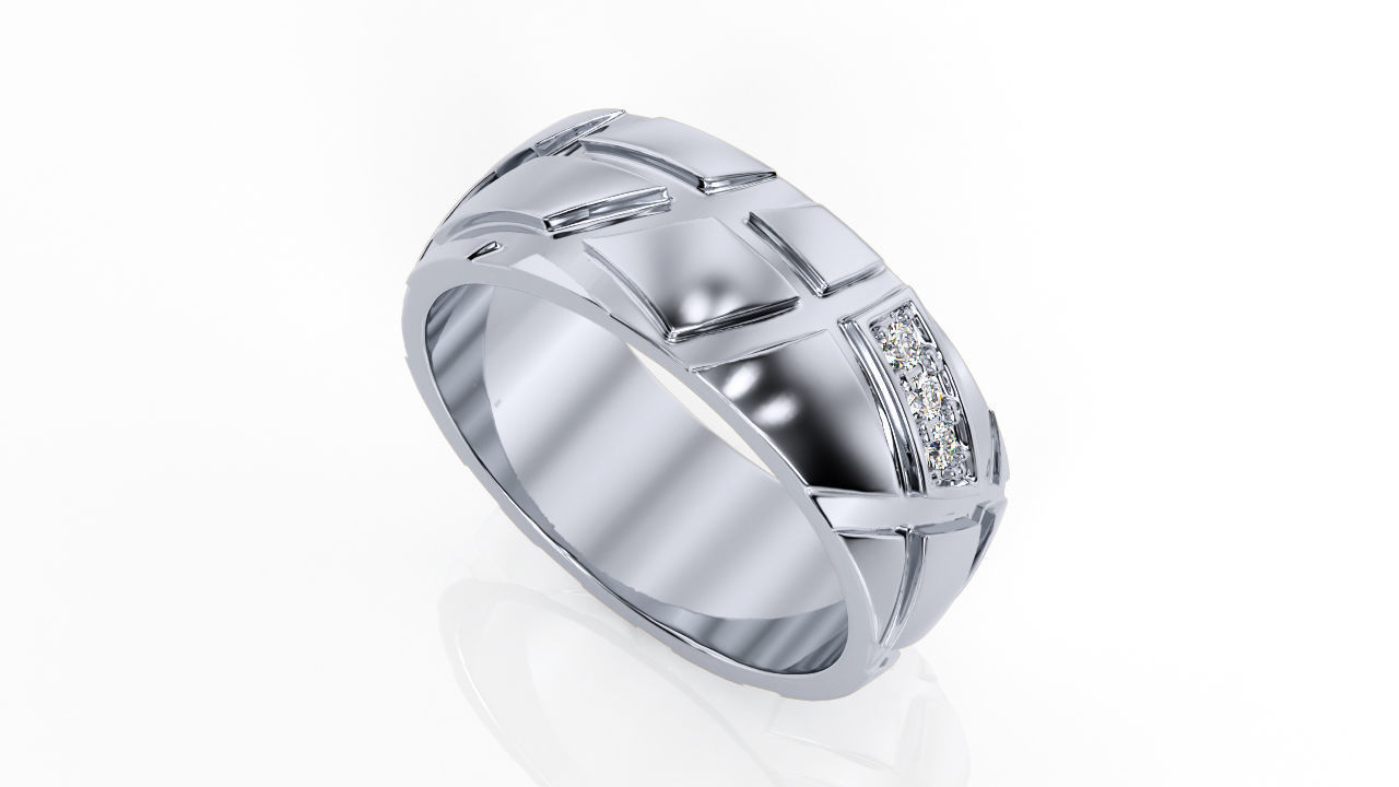 Ring Band R BA 0034 3D print model_6