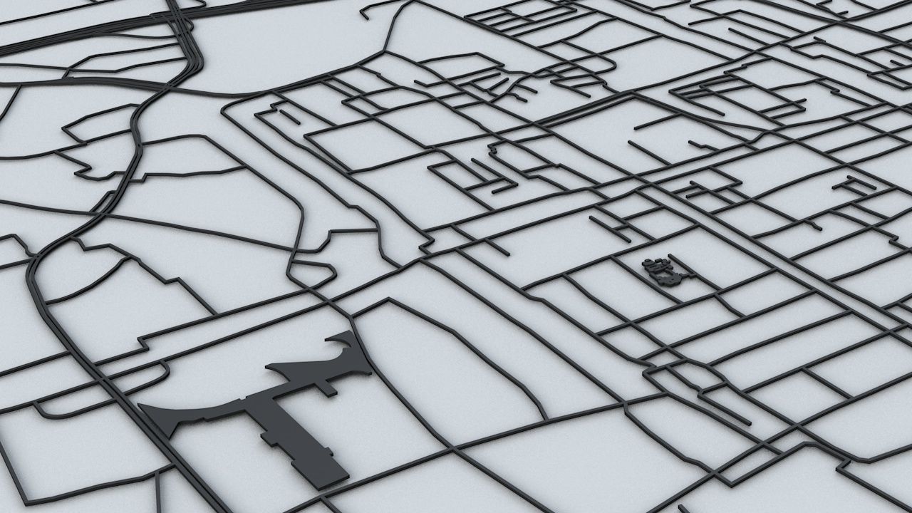 Suzhou Road Network and Streets 3D model_6