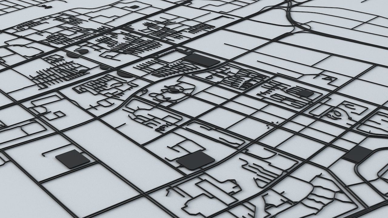 Suzhou Road Network and Streets 3D model_5