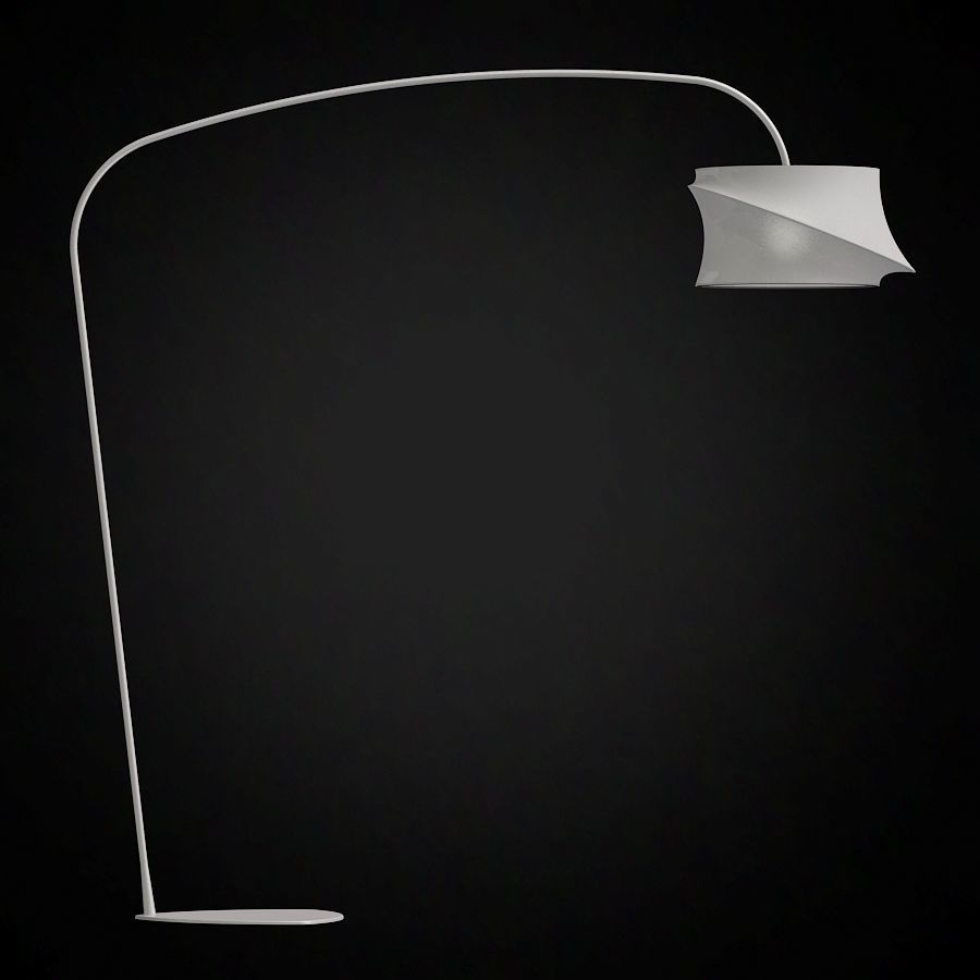 Calligaris CYGNUS Floor Lamp 3D model_1