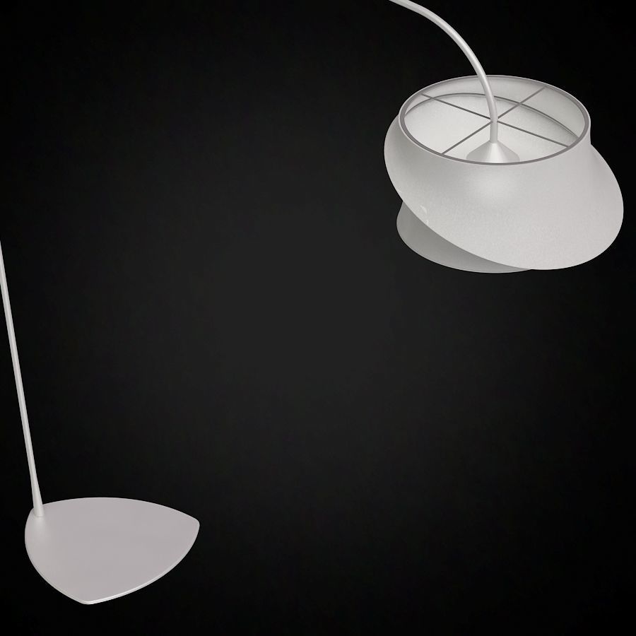 Calligaris CYGNUS Floor Lamp 3D model_2