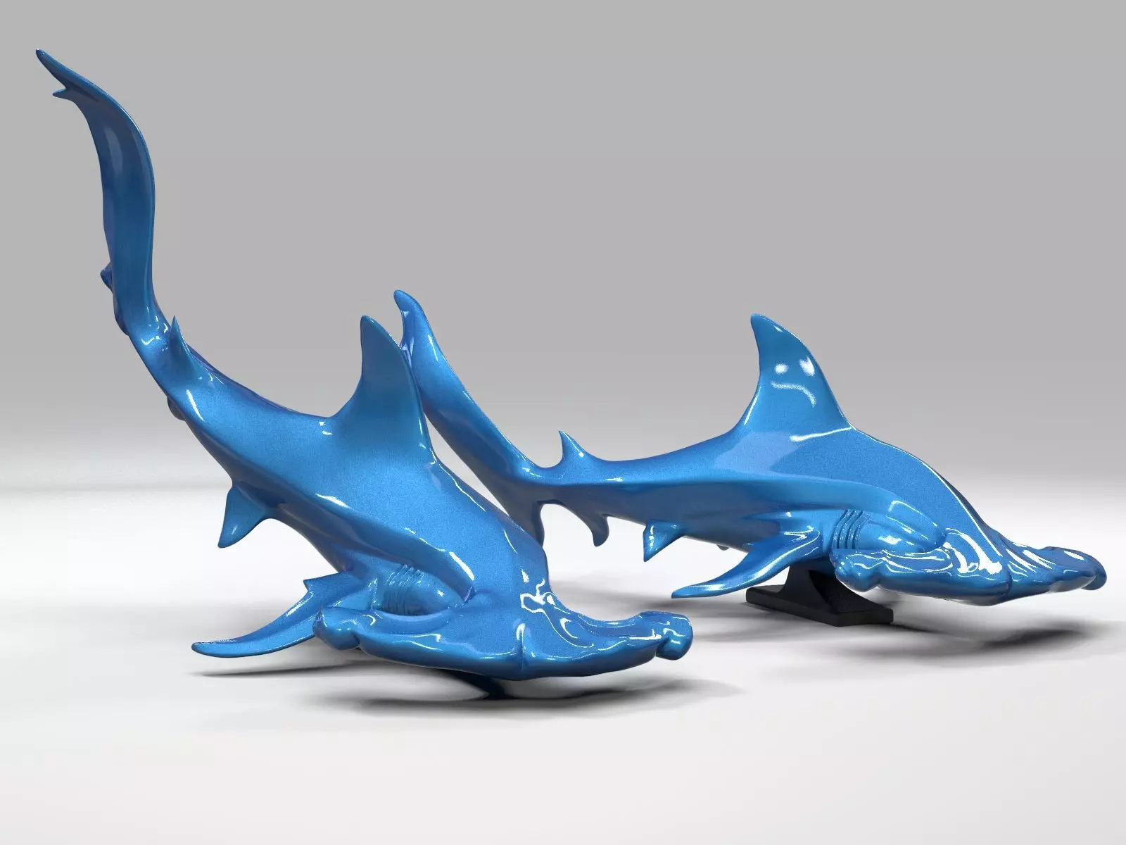 Hammerhead shark 3D print model