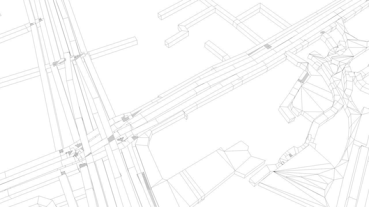 Jinan Road Network and Streets 3D model_11