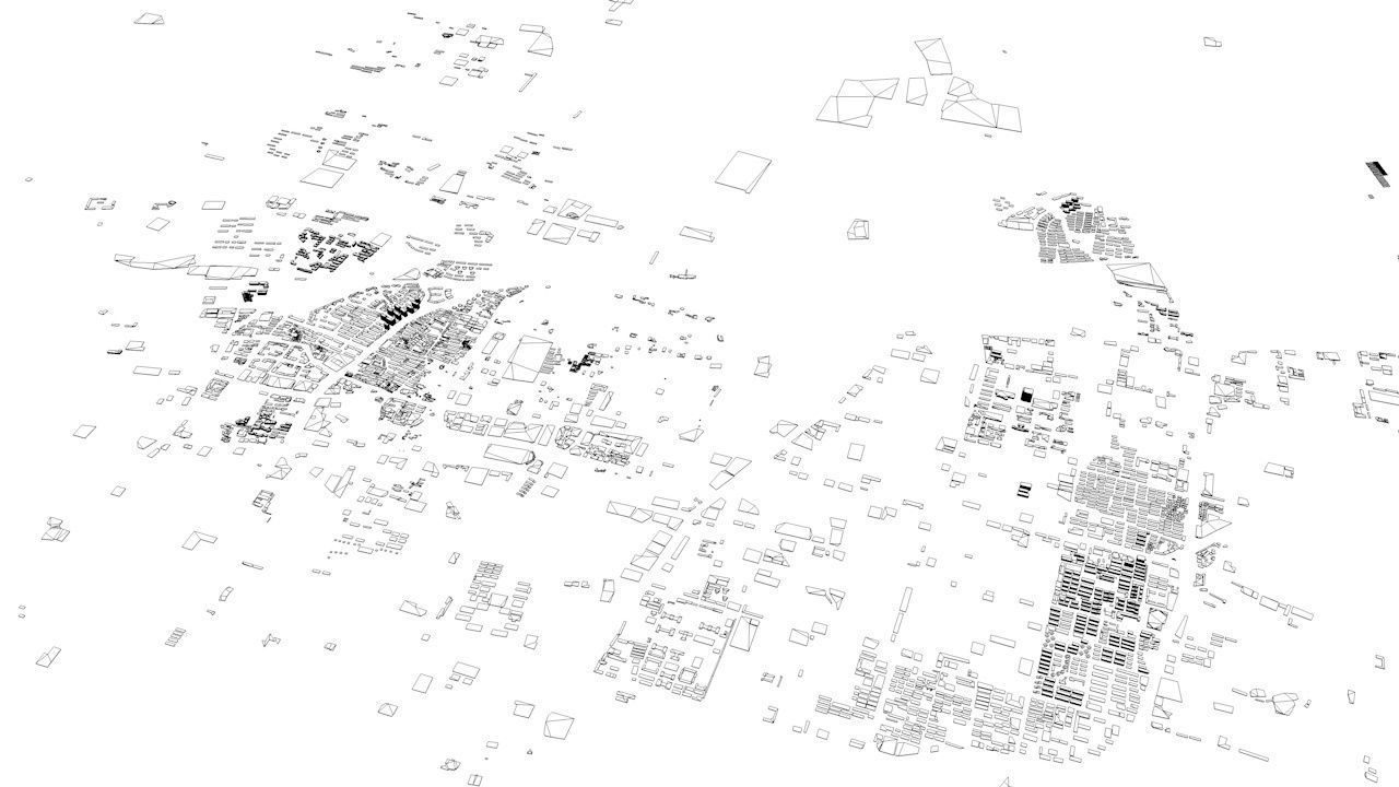 Jinan Streets and Buildings 3D model_10