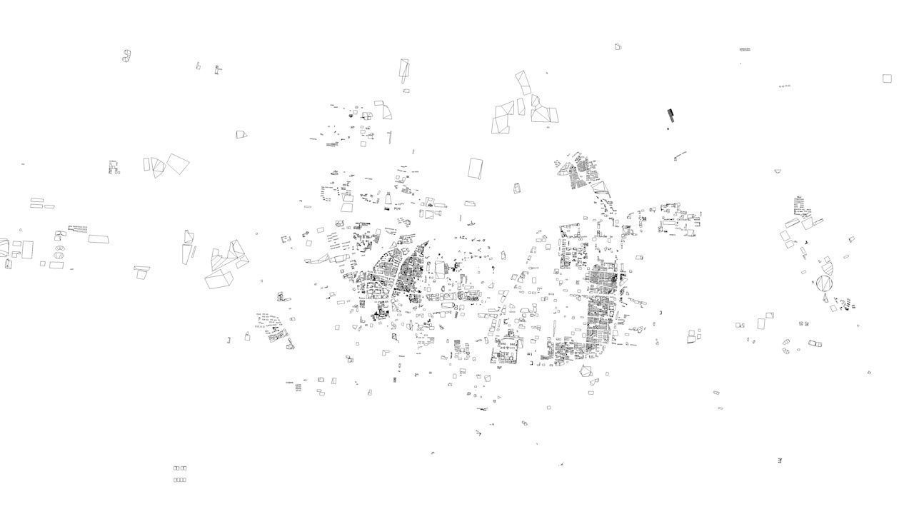 Jinan Streets and Buildings 3D model_9