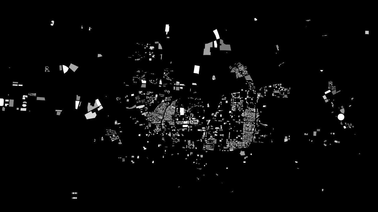 Jinan Streets and Buildings 3D model_8