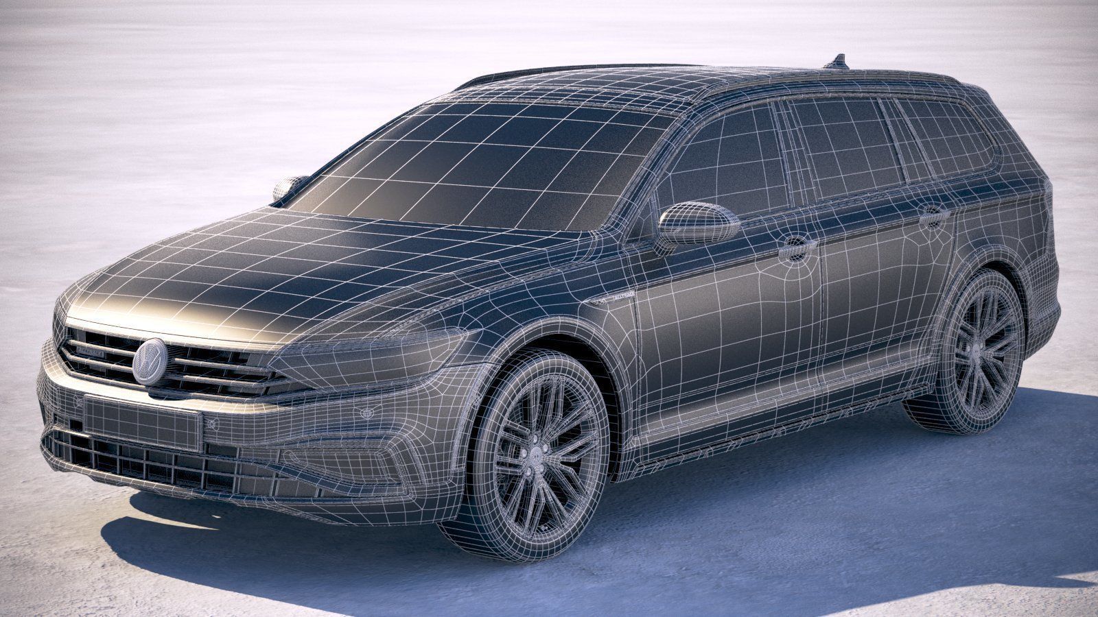 Volkswagen Passat Alltrack 2020 3D model_26