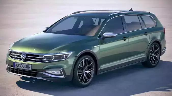 Volkswagen Passat Alltrack 2020 3D model