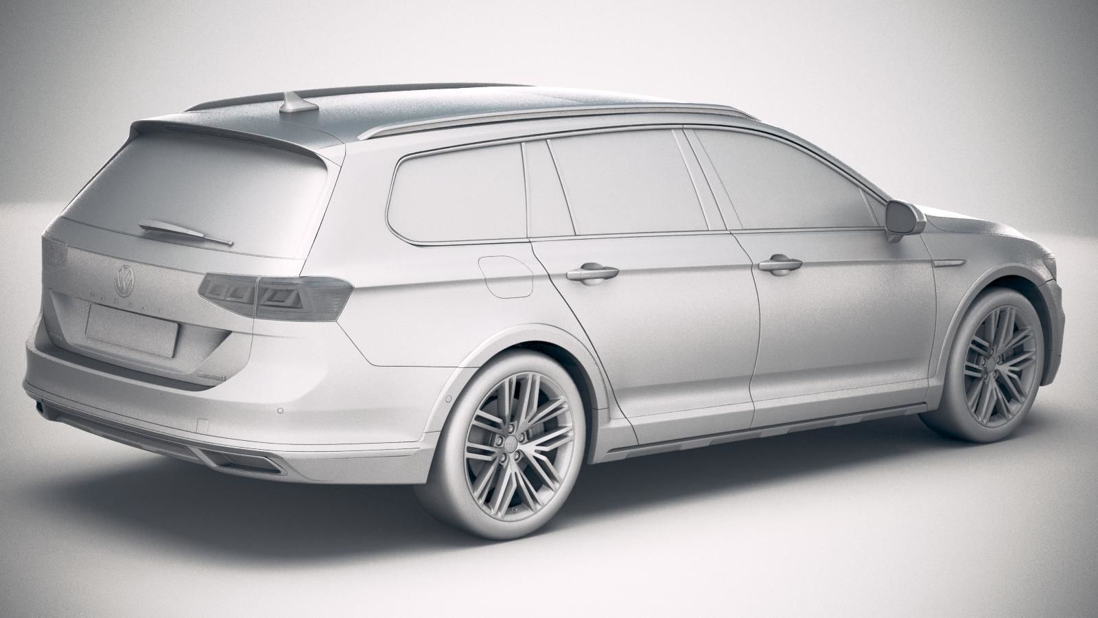 Volkswagen Passat Alltrack 2020 3D model_20