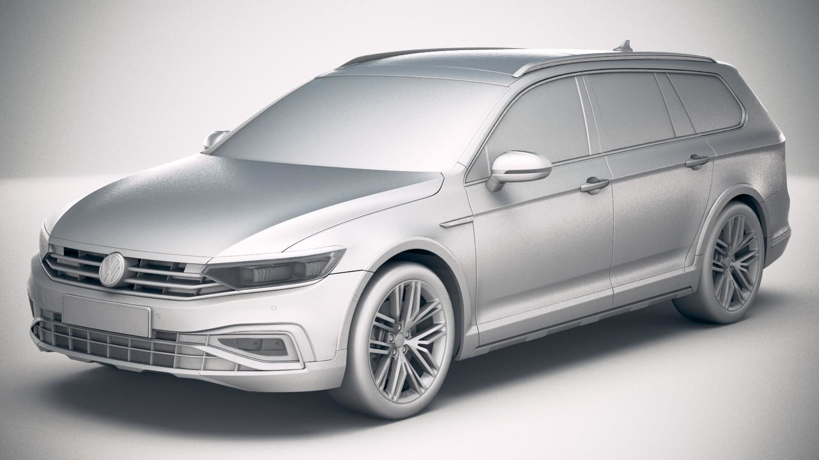 Volkswagen Passat Alltrack 2020 3D model_17