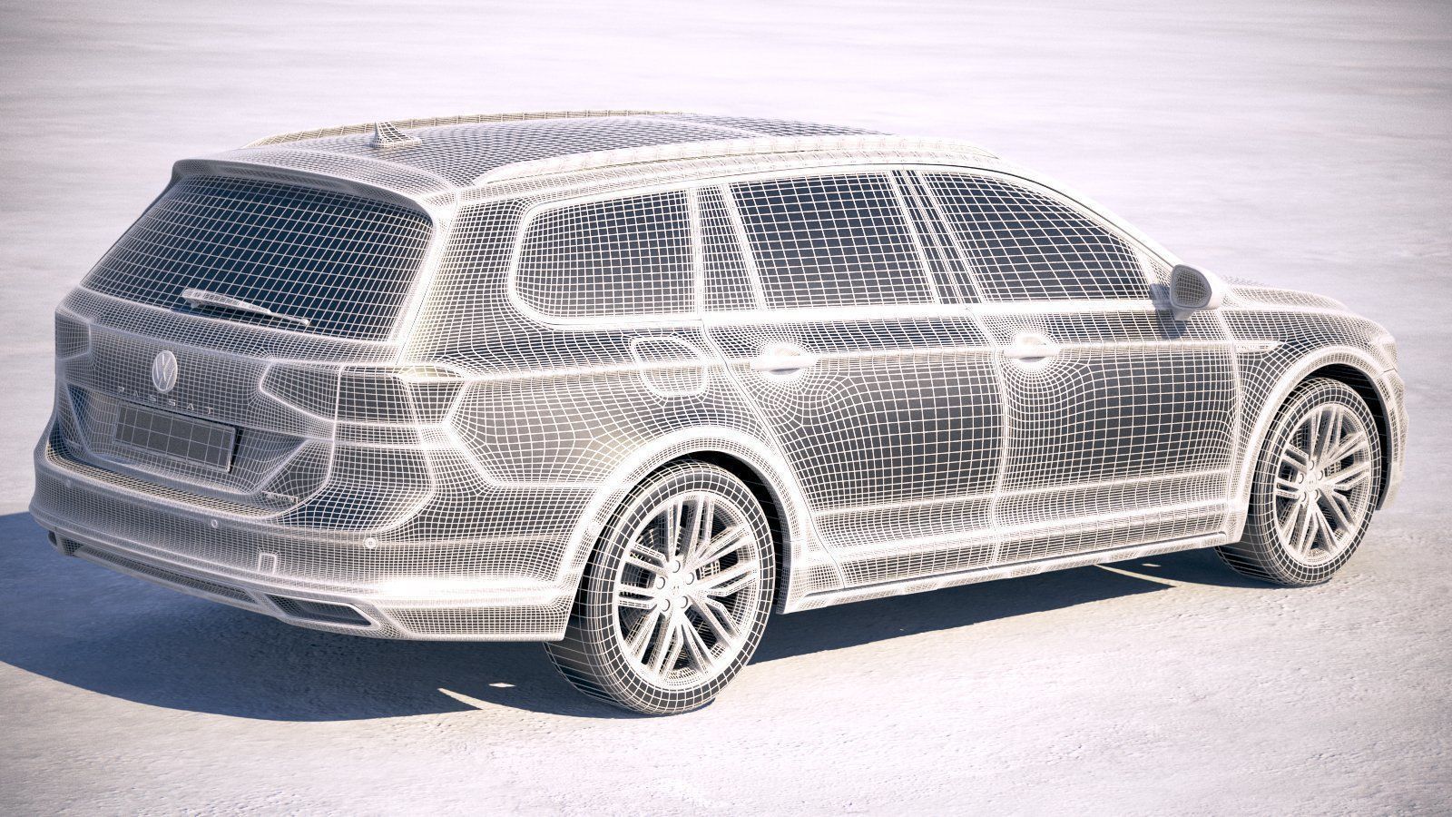 Volkswagen Passat Alltrack 2020 3D model_25