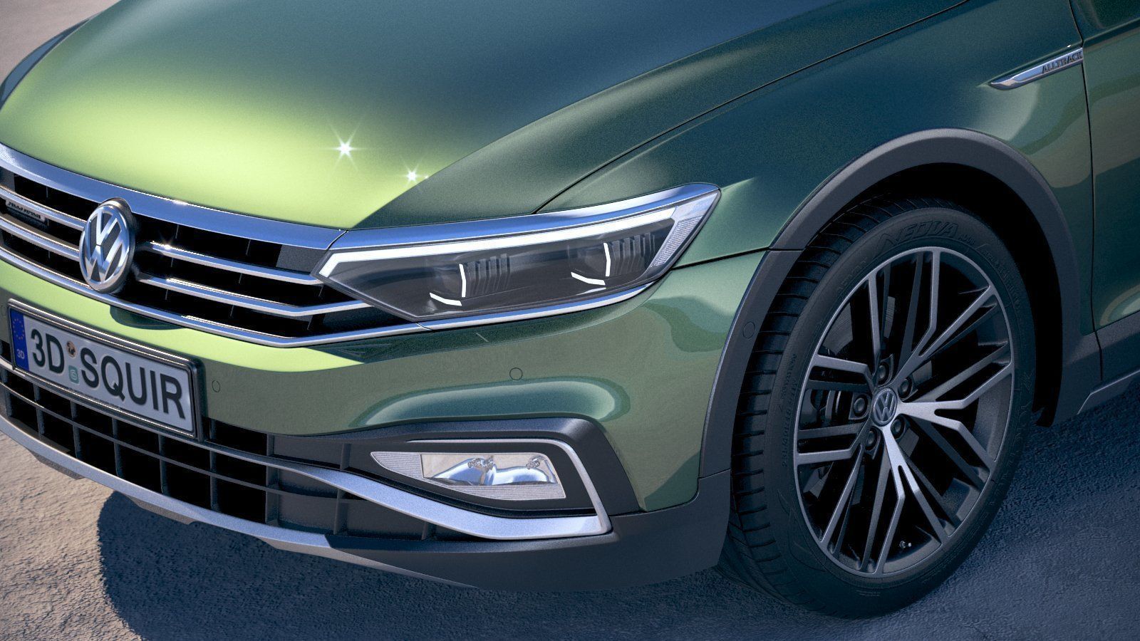Volkswagen Passat Alltrack 2020 3D model_2