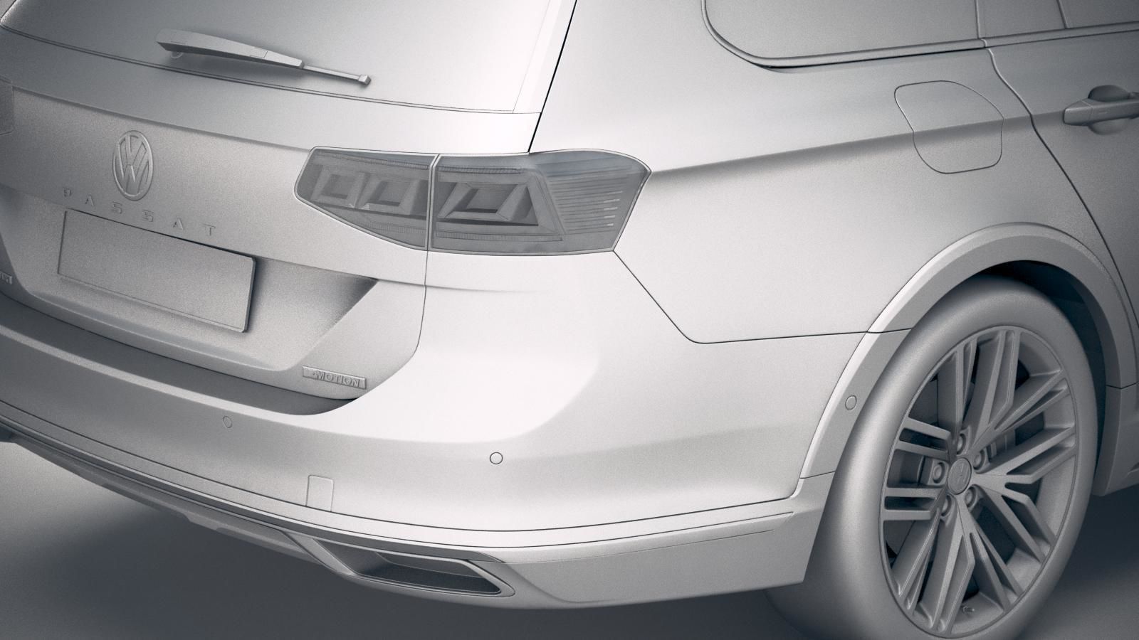 Volkswagen Passat Alltrack 2020 3D model_19
