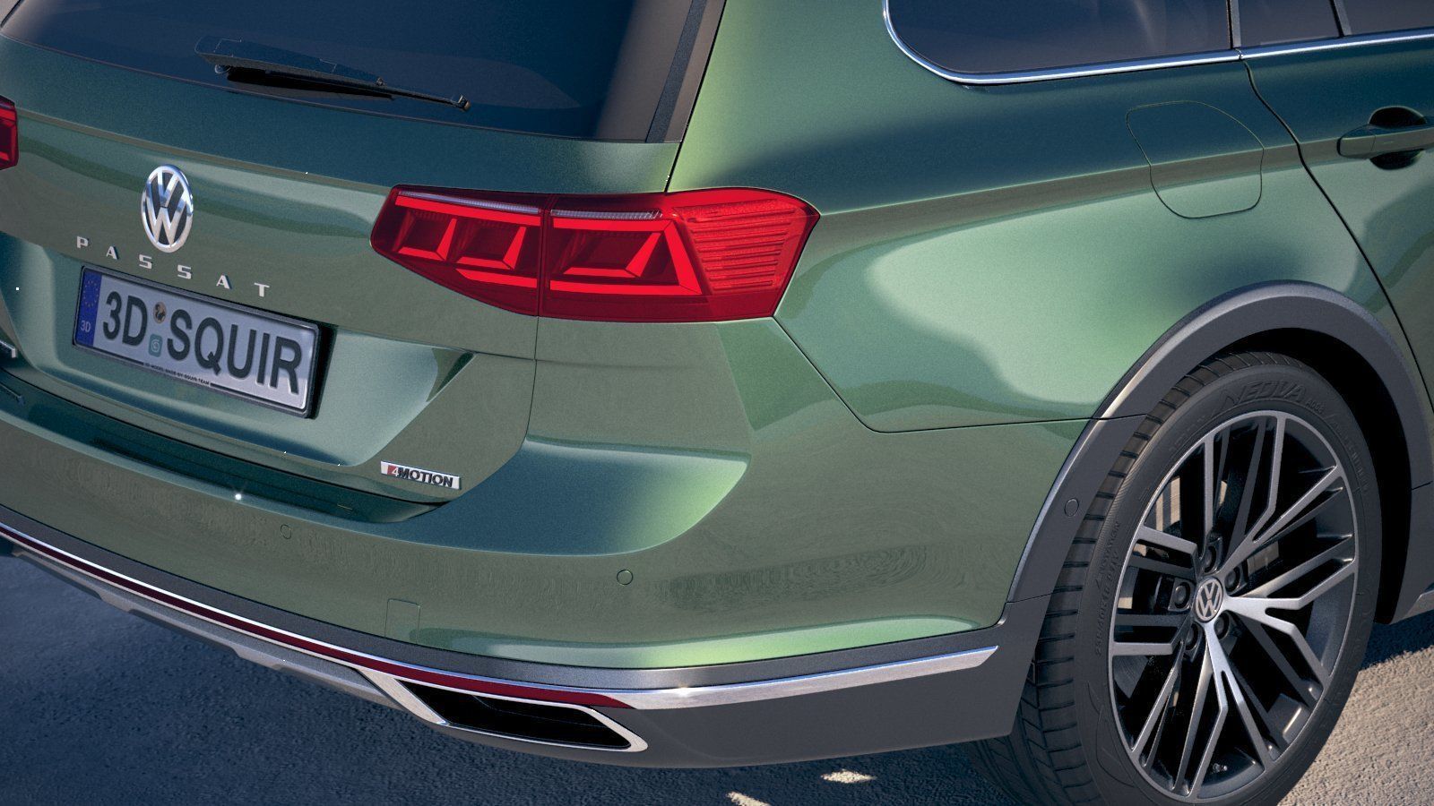 Volkswagen Passat Alltrack 2020 3D model_3