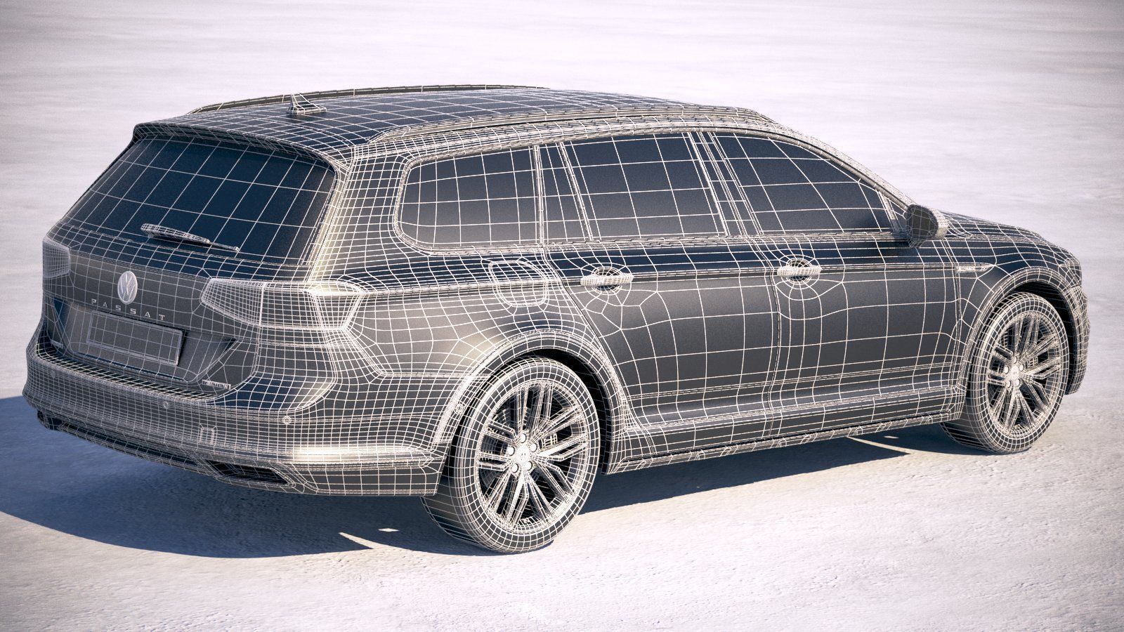 Volkswagen Passat Alltrack 2020 3D model_27
