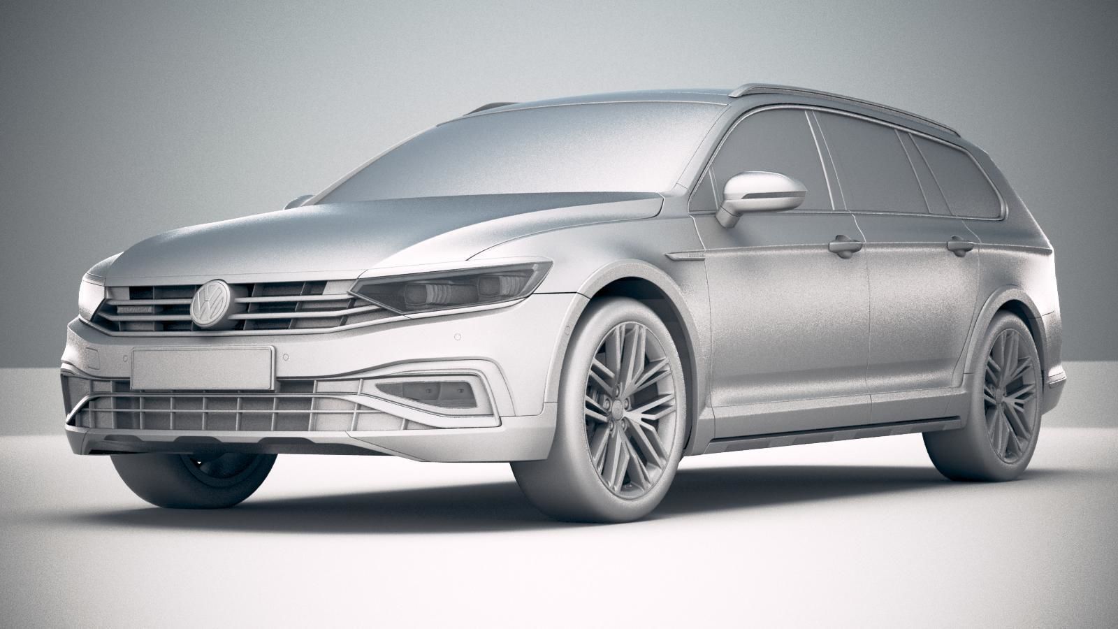 Volkswagen Passat Alltrack 2020 3D model_22