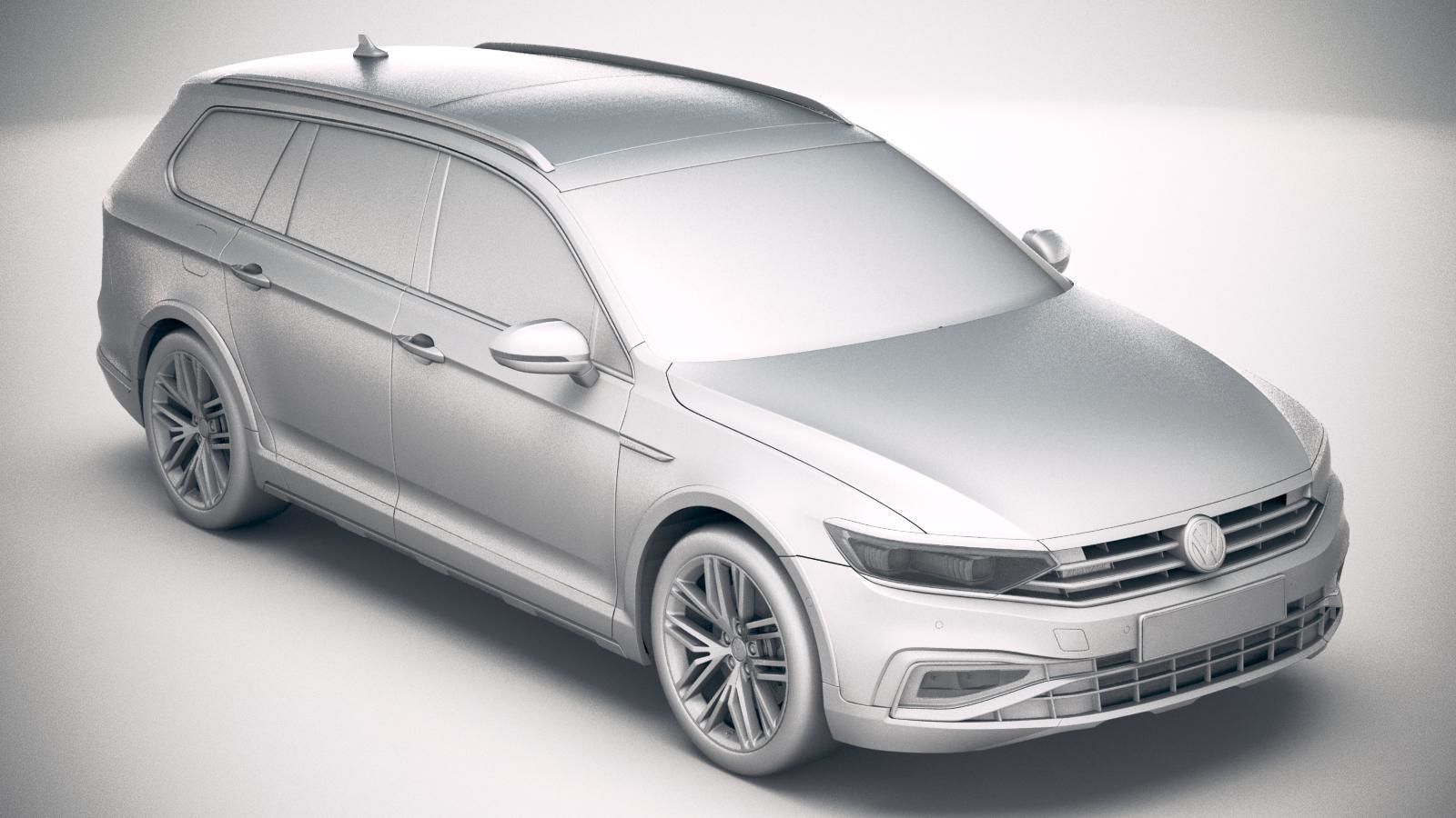 Volkswagen Passat Alltrack 2020 3D model_21