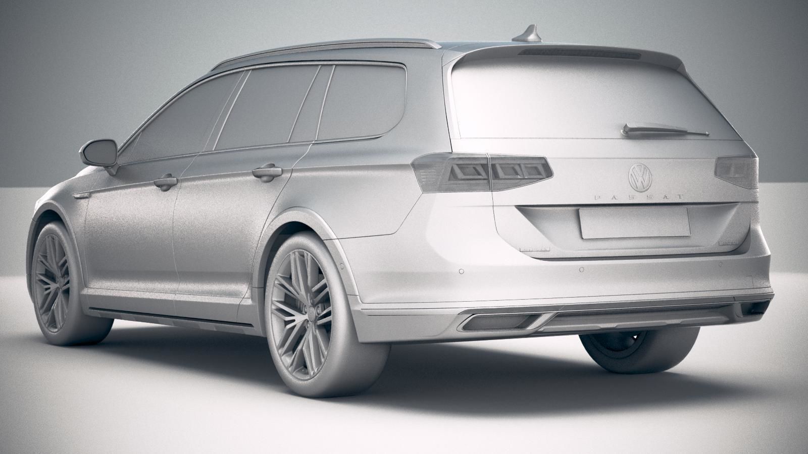 Volkswagen Passat Alltrack 2020 3D model_23