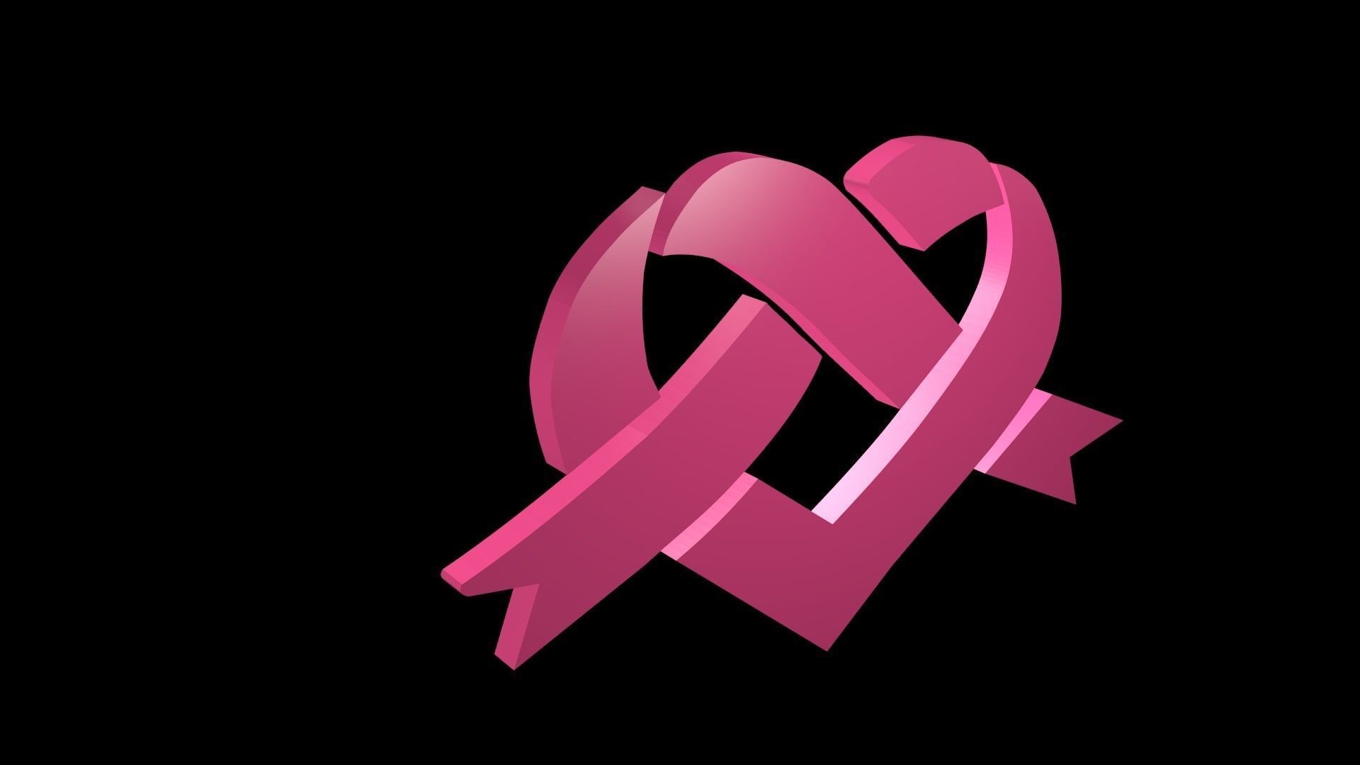 Low poly Heart symbol 3 Free low-poly 3D model_7