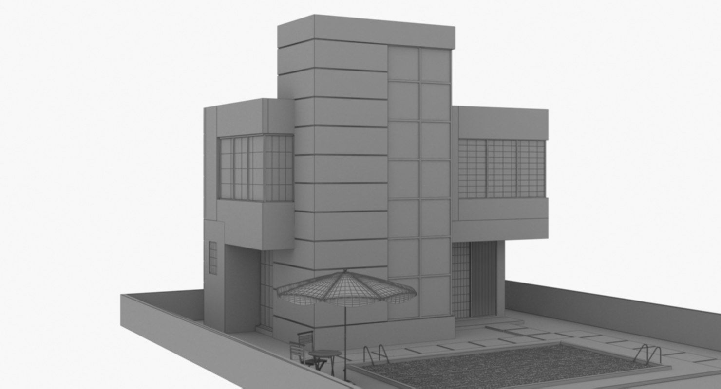 Modern House 3D model_11