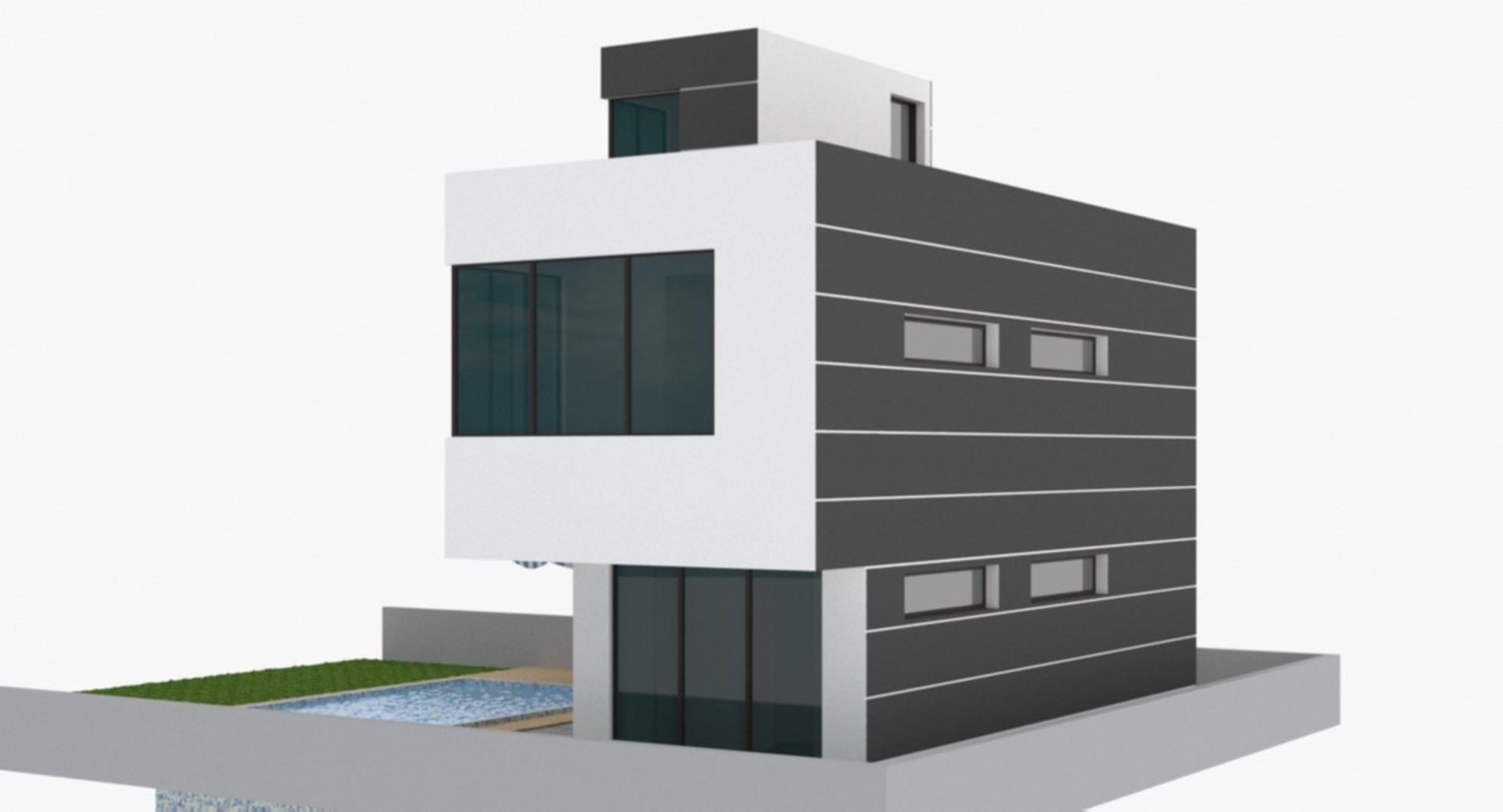 Modern House 3D model_4