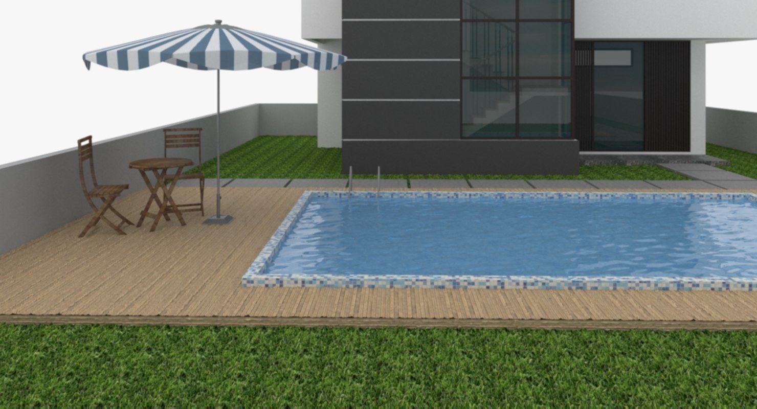 Modern House 3D model_6