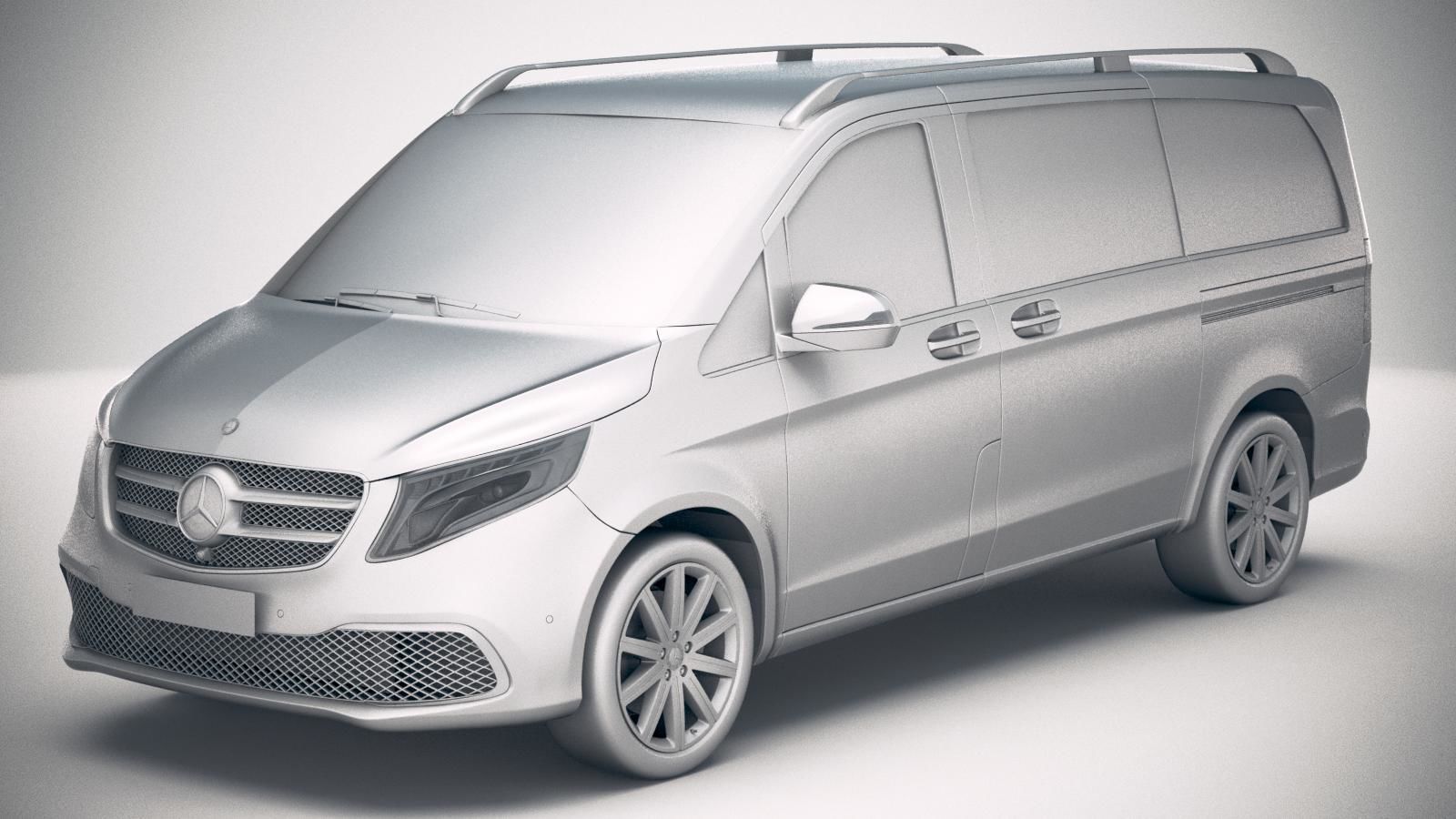 Mercedes-Benz V-Class 2020 3D model_17