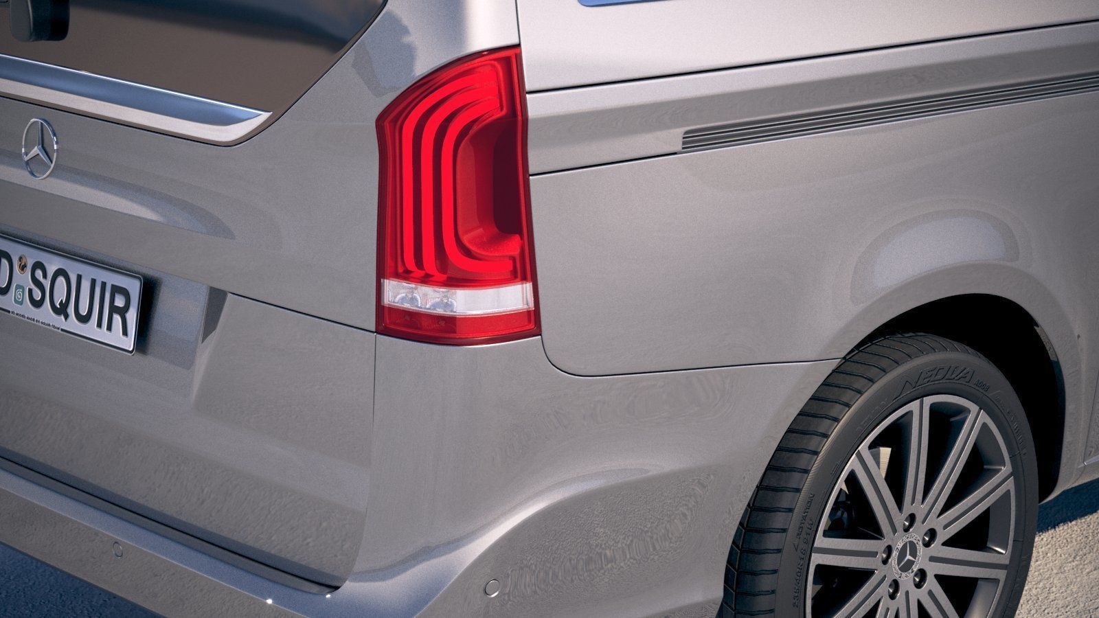 Mercedes-Benz V-Class 2020 3D model_3