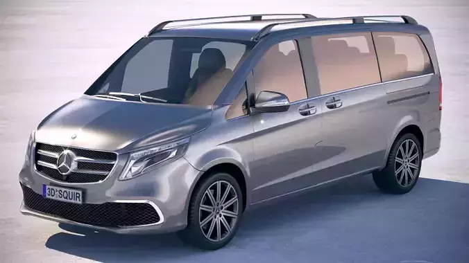 Mercedes-Benz V-Class 2020 3D model Mercedes-Benz V-Class 2020 3D model
