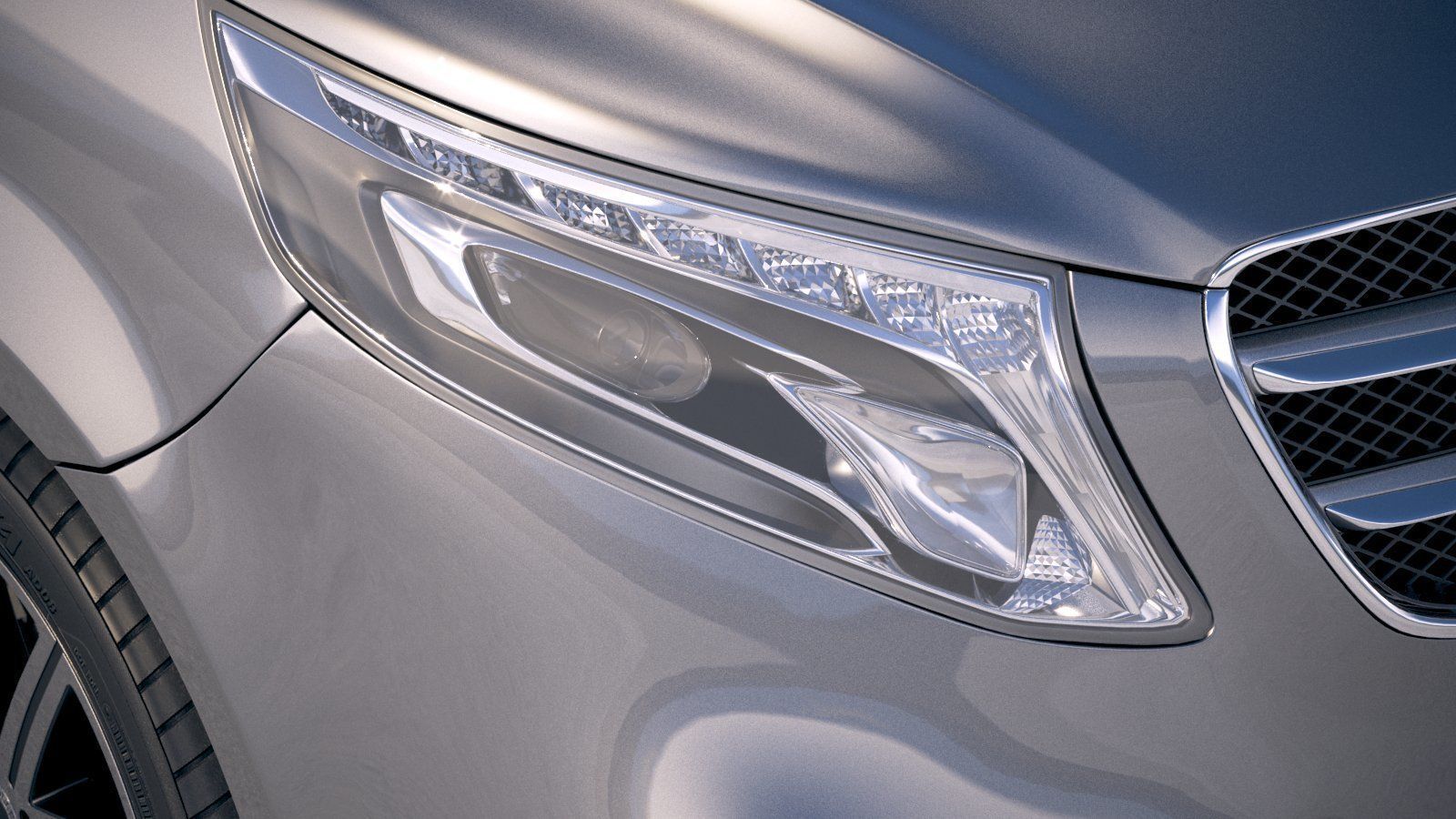 Mercedes-Benz V-Class 2020 3D model_15