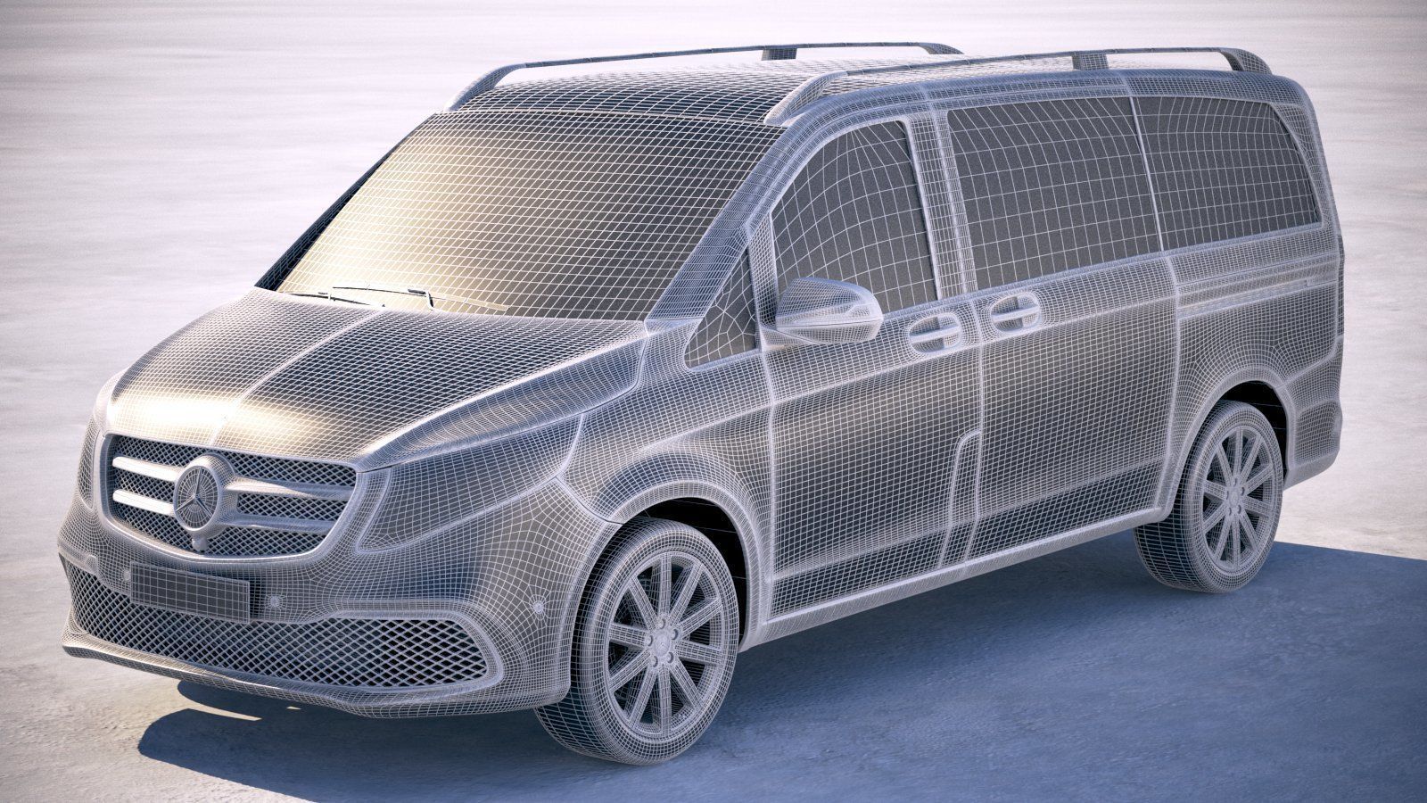 Mercedes-Benz V-Class 2020 3D model_24