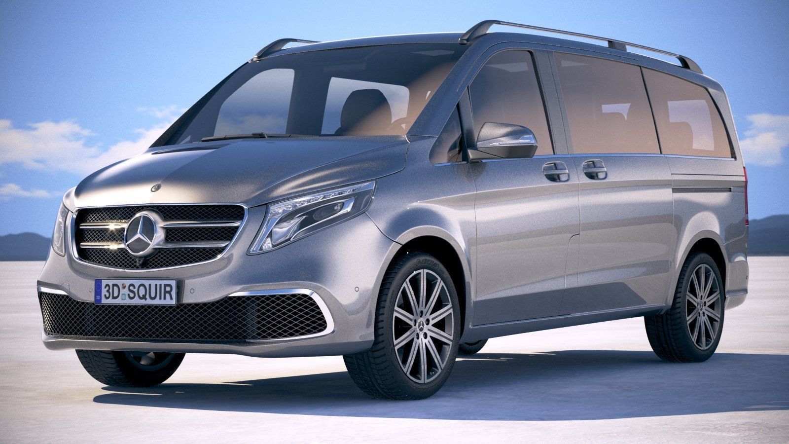 Mercedes-Benz V-Class 2020 3D model_12