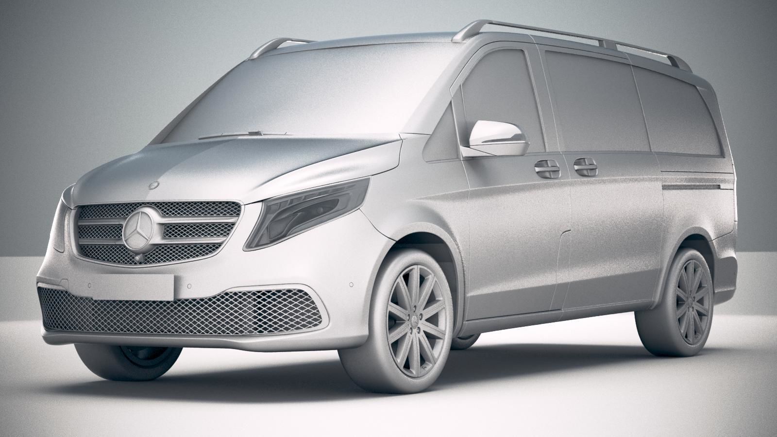 Mercedes-Benz V-Class 2020 3D model_22