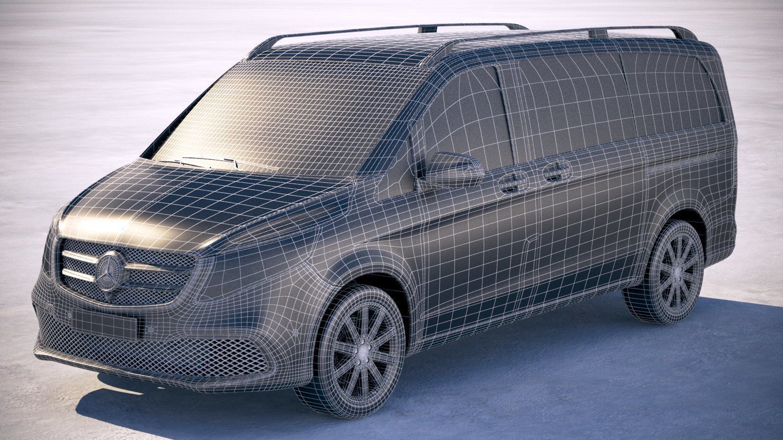 Mercedes-Benz V-Class 2020 3D model_26