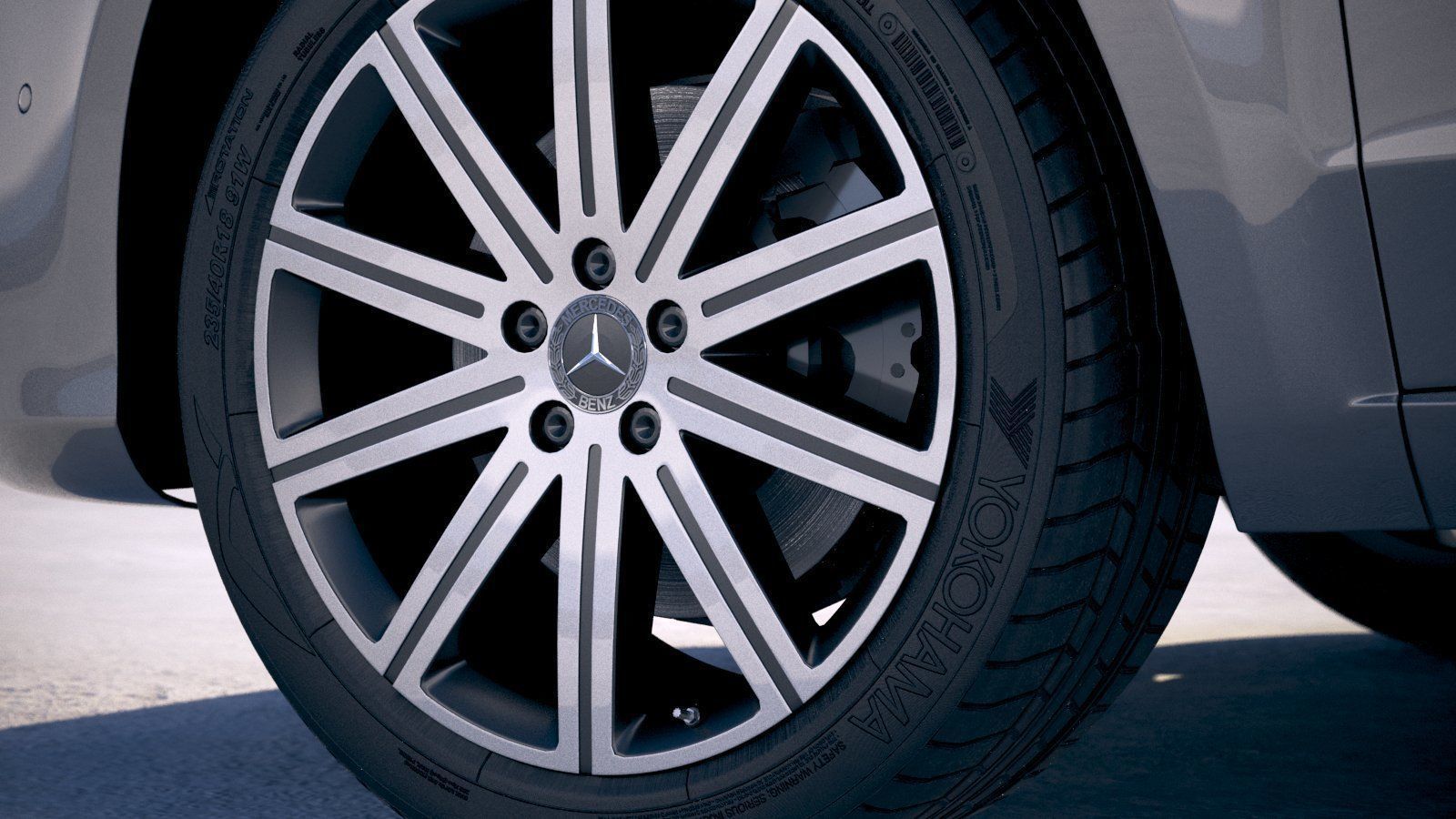 Mercedes-Benz V-Class 2020 3D model_14